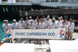 Team Bella Mente: Overall winner of the 2015 RORC Caribbean 600, Hap Fauth's JV72 - RORC Caribbean 600 2015 photo copyright RORC/Tim Wright/Photoaction.com taken at  and featuring the  class