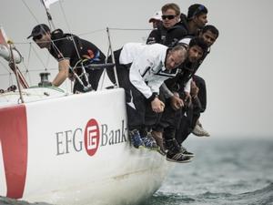 Sidney Gavignet’s EFG Bank photo copyright Oman Sail taken at  and featuring the  class