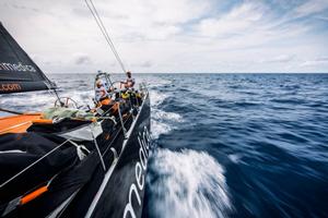 Team Alvimedica heads south towards New Zealand,with under 900 miles to go - Leg 4 to Auckland -  Volvo Ocean Race 2015 photo copyright  Amory Ross / Team Alvimedica taken at  and featuring the  class