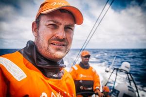 Team Alvimedica - Out of the doldrums,the pace quickens for the fleet on the race south to a light-wind trough of low pressure and the Vanuatu wind shadow. Watch Captain Ryan Houston - Volvo Ocean Race 2014-15 photo copyright  Amory Ross / Team Alvimedica taken at  and featuring the  class