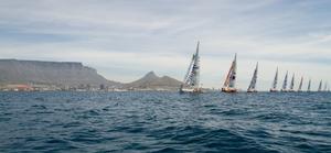 The Clipper 2013-14 Race fleet in Cape Town - Clipper Race photo copyright The Clipper Round the World Yacht Race/ Clipper Ra taken at  and featuring the  class