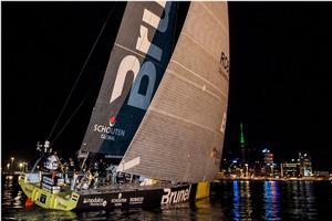 Team Brunel - VOR Leg 4 finish - Volvo Ocean Race 2014-2015 photo copyright Xaume Olleros/Volvo Ocean Race http://www.volcooceanrace.com taken at  and featuring the  class