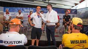 Skippers Press conference after Leg 4 of the Volvo Ocean Race from Sanya to Auckland. - Volvo Ocean Race 2014-15 photo copyright  Ainhoa Sanchez/Volvo Ocean Race taken at  and featuring the  class