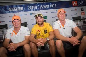 Skippers Press conference after Leg 4 of the Volvo Ocean Race from Sanya to Auckland. - Volvo Ocean Race 2014-15 photo copyright  Ainhoa Sanchez/Volvo Ocean Race taken at  and featuring the  class