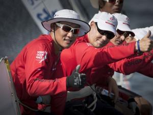 Volvo Ocean Race team photo copyright Oman Sail taken at  and featuring the  class