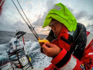 LEG 4, DAY 2 - SOUTH CHINA SEA DELIVERS TOUGH CONDITIONS - LEG 4, DAY 2 - SOUTH CHINA SEA DELIVERS TOUGH CONDITIONS photo copyright Sam Greenfield/Dongfeng Race Team/Volvo Ocean Race taken at  and featuring the  class