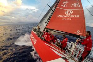onboard Dongfeng Race Team. Road trippin' through the Carolines with the Dongfeng family - Volvo Ocean Race 2014-15 photo copyright Sam Greenfield/Dongfeng Race Team/Volvo Ocean Race taken at  and featuring the  class