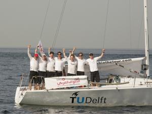 the Dutch University team on TU Delft photo copyright Oman Sail taken at  and featuring the  class