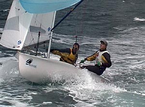 Jenny Armstrong and Belinda Stowell in action © Sail-World.com /AUS http://www.sail-world.com