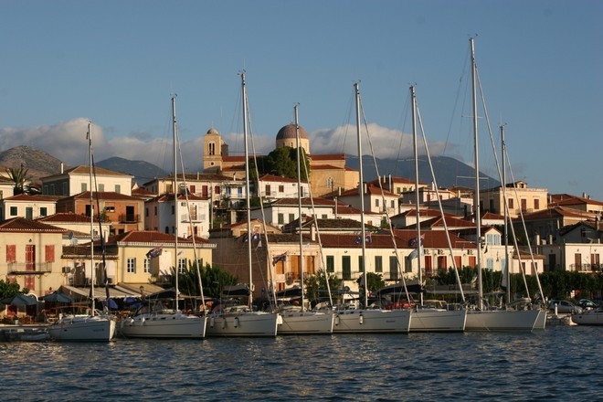 The beautiful town of Galaxidi, jump off point for the short excursion to Delphi  © Maggie Joyce - Mariner Boating Holidays http://www.marinerboating.com.au