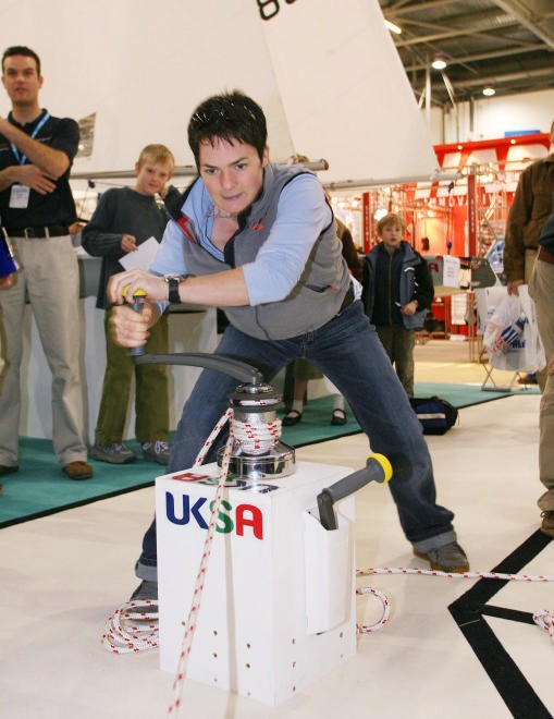 Dame Ellen MacArthur joins in with the UKSA Deck Games zone © onEdition http://www.onEdition.com