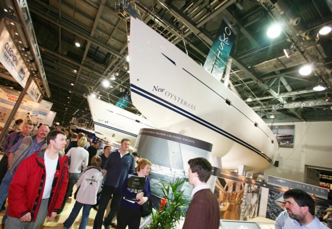 The Oyster stand at the Collins Stewart London Boat Show © onEdition http://www.onEdition.com