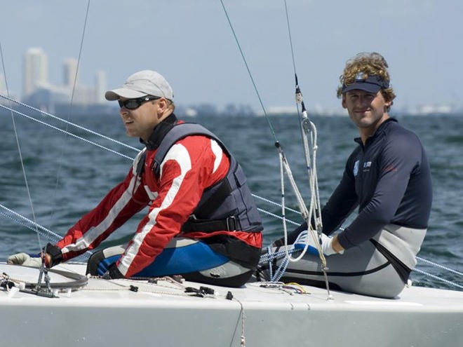 Rising Star, Mateusz Kusznierewicz and Dominik Zycki are in a tie for first after Race 4 in the 2007 Bacardi Cup © Fried Elliott http://www.friedbits.com