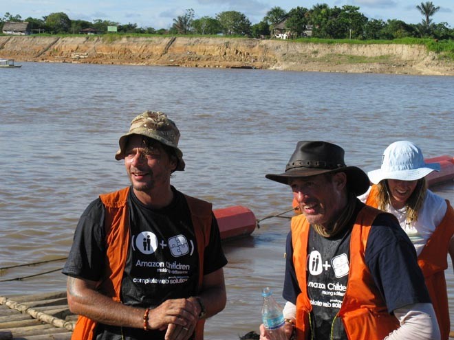 Finish - Great Amazon Raft Race © Robert Dowling http://amazonquest.net