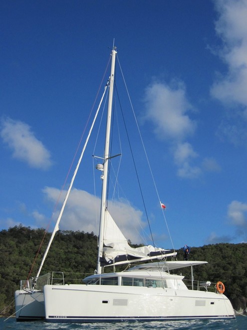 One of the Whitsunday Rent A Yacht charter fleet. © Ben Southall