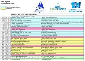 Boating Stage program photo copyright SW taken at  and featuring the  class