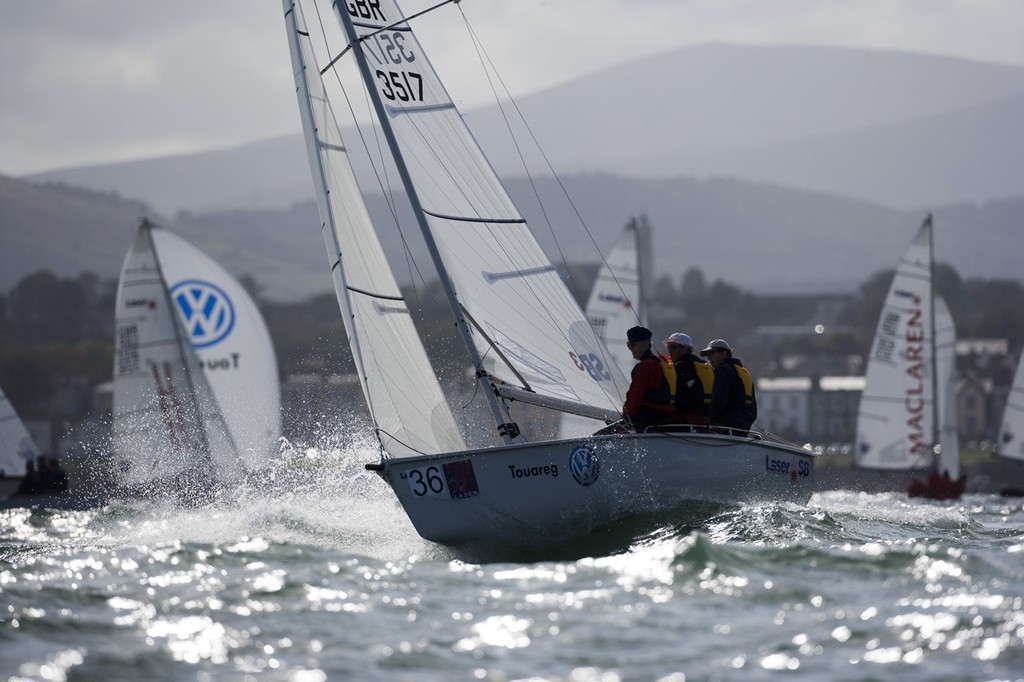Windy conditions at the SB3 Worlds - Dun Laoghaire Harbour, Ireland photo copyright Richard Langdon /Ocean Images http://www.oceanimages.co.uk taken at  and featuring the  class