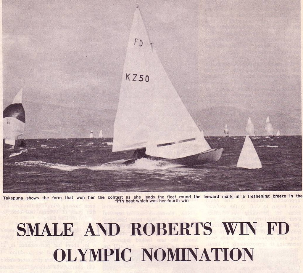 Winning the 1968 FD Olympic Trials photo copyright SW taken at  and featuring the  class