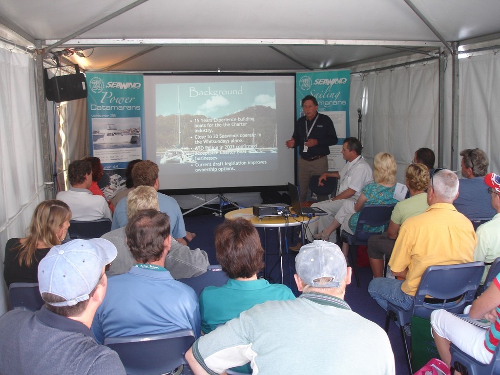 Seawind Seminars photo copyright Brent Vaughan taken at  and featuring the  class
