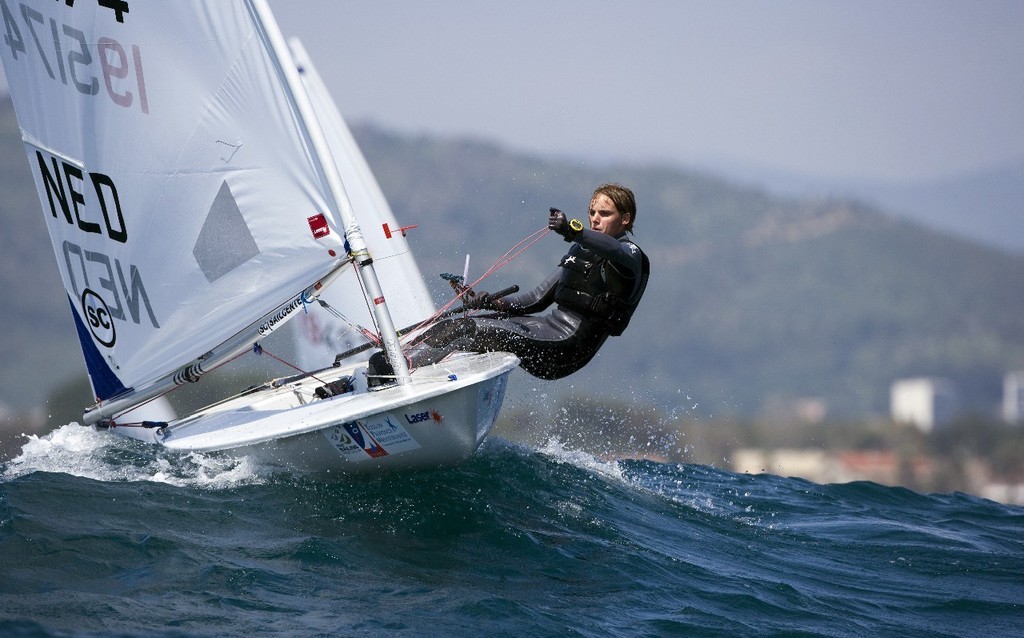 Marit Bouwmeester, Laser Radial, 4th. - Semaine Olympique Francaise, Hyeres, April 2009 photo copyright  Richard Langdon http://www.oceanimages.co.uk taken at  and featuring the  class