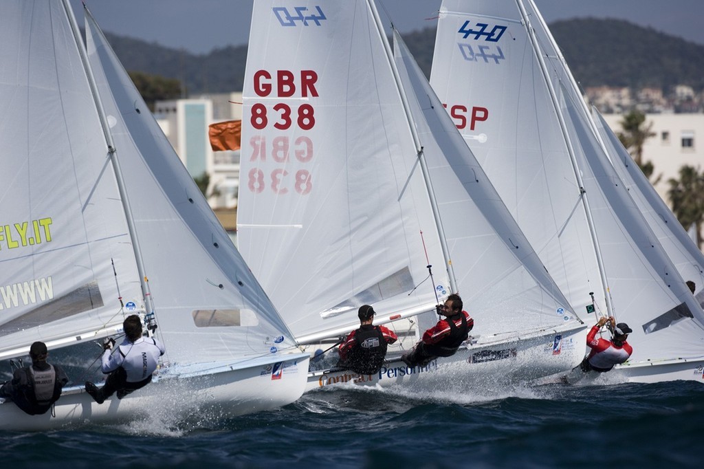 Nic Asher and Elliot Willis, 470. - Semaine Olympique Francaise, Hyeres photo copyright  Richard Langdon http://www.oceanimages.co.uk taken at  and featuring the  class