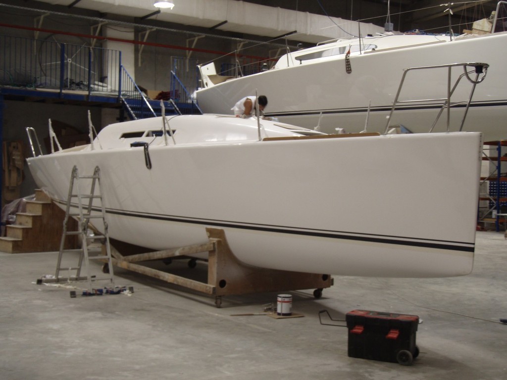 Seaquest SJ34 and Seaquest RP36 in Dubai factory photo copyright Seaquest Yachts . taken at  and featuring the  class