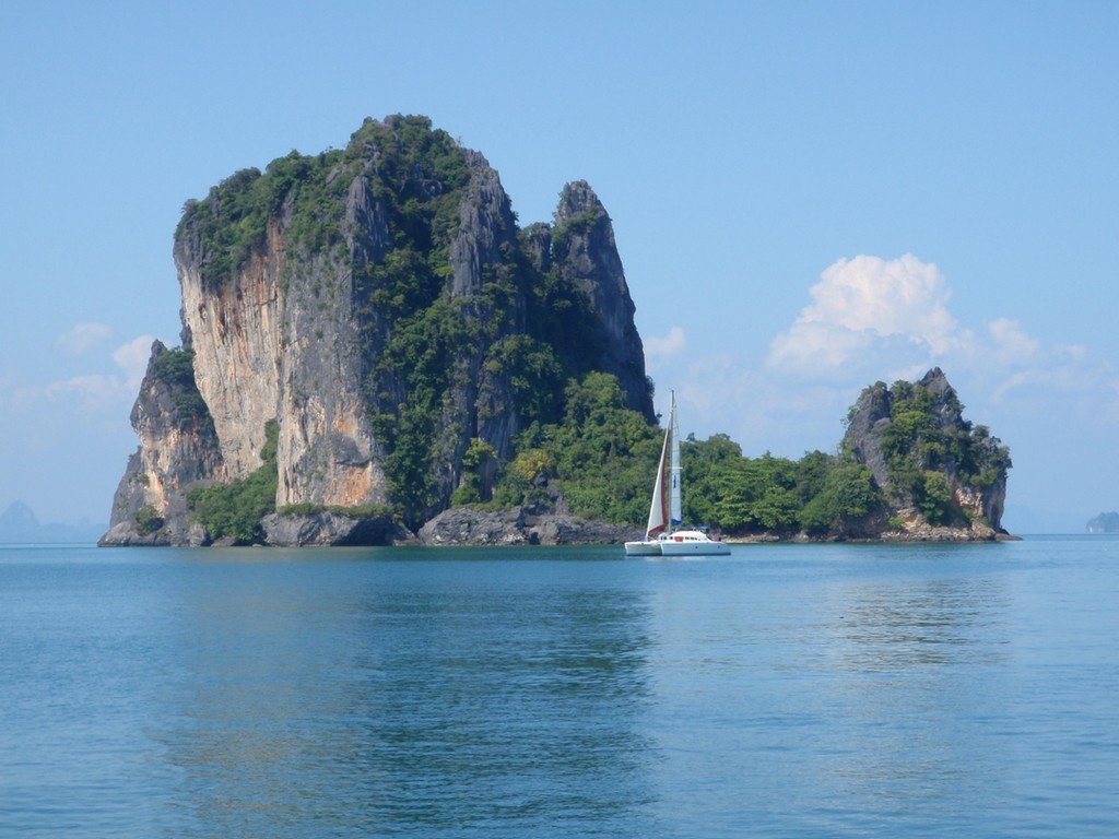 Sailing in The Andaman Sea photo copyright Maggie Joyce - Mariner Boating Holidays http://www.marinerboating.com.au taken at  and featuring the  class