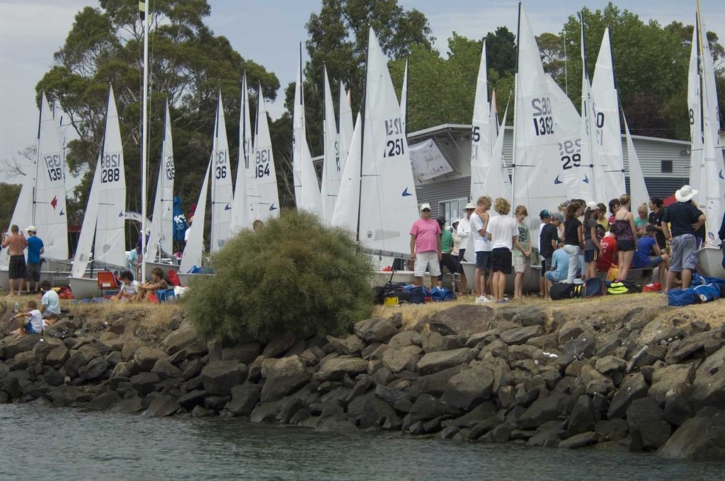 Tamar Yacht Club, Beauty Pt, Tasmania - The 2010 Flying 11 National Championships photo copyright David Price taken at  and featuring the  class