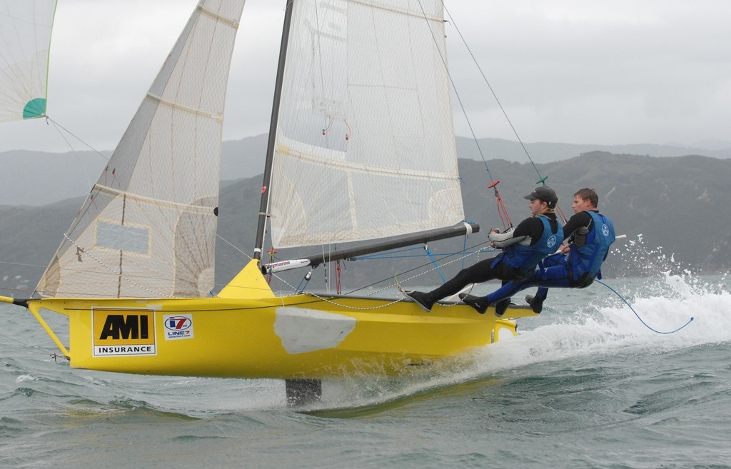 AMI,Race 7, 12ft Interdominion Championships, Worser Bay photo copyright Garrick Cameron http://www.studio5.co.nz/ taken at  and featuring the  class