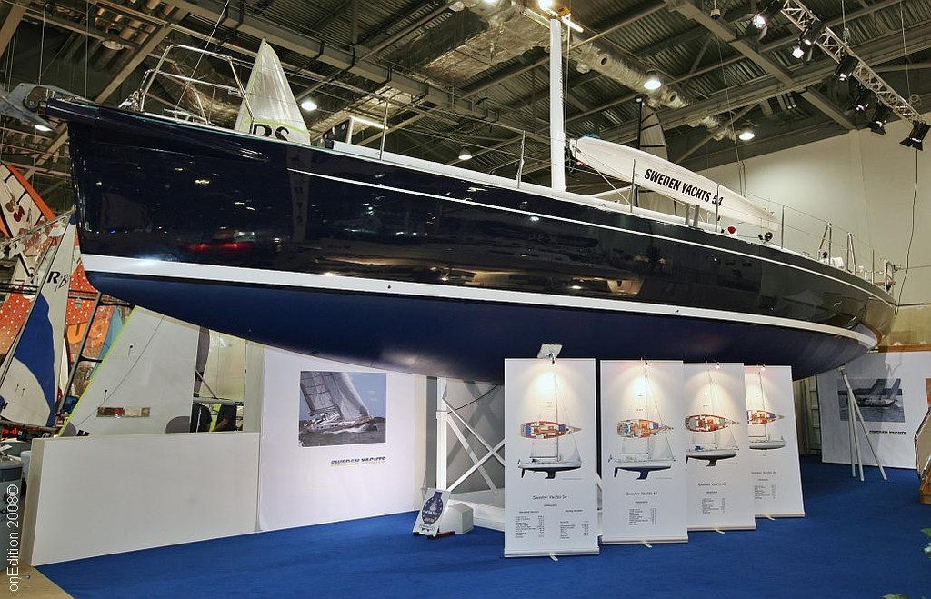 Sweden Yachts 54 at the Collins Stewart London Boat Show photo copyright onEdition - Boatshow taken at  and featuring the  class