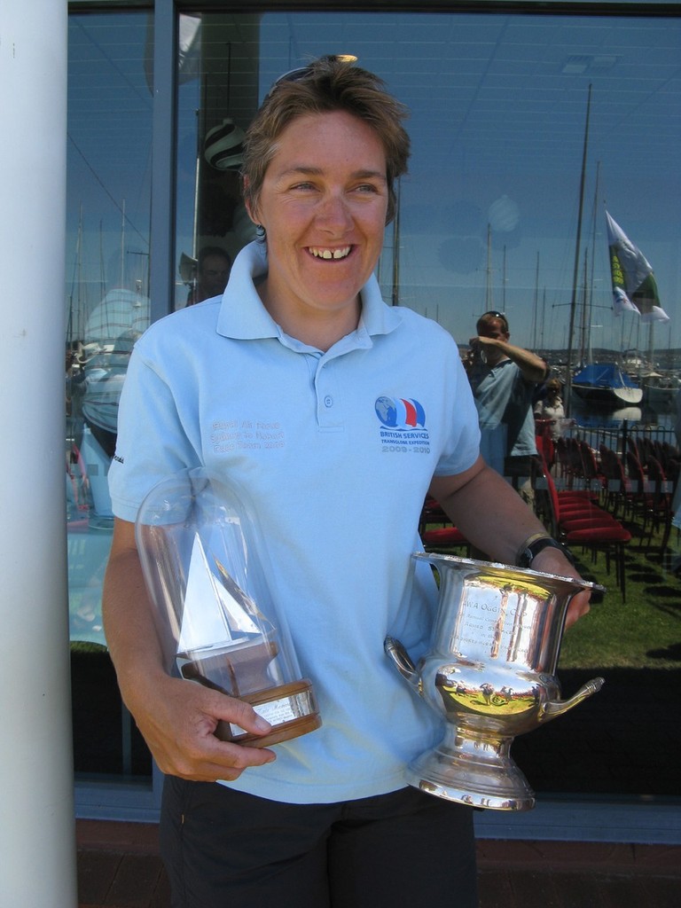 Becky Walford - Skipper of RAF Sailing Association’s Discoverer photo copyright  SW taken at  and featuring the  class