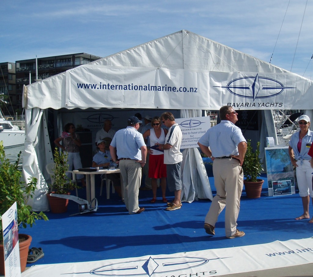 Bavaria stand at the 2007 Auckland International Boat Show photo copyright International Marine Brokers New Zealand www.internationalmarine.co.nz taken at  and featuring the  class
