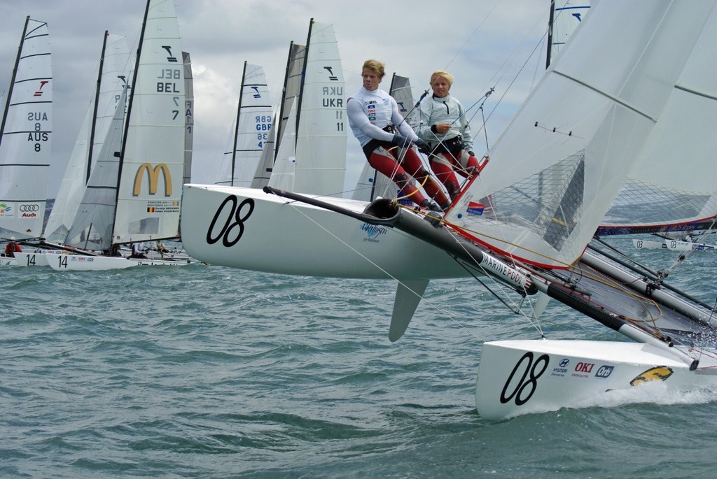 Mittlemeir brothers (GER) start of Race 3 2008  Tornado Worlds photo copyright Richard Gladwell www.photosport.co.nz taken at  and featuring the  class