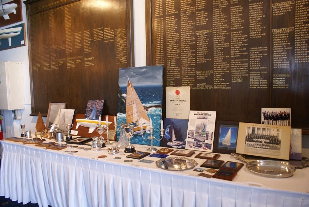 Mementos from a lifetime of sailing  - Don St Clair Brown (1914-2008) photo copyright Richard Gladwell www.photosport.co.nz taken at  and featuring the  class