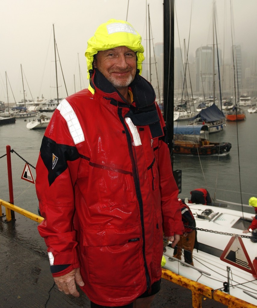 Olivier Decamps, skipper of Cloud. Rolex China Sea Race 2008. photo copyright Guy Nowell http://www.guynowell.com taken at  and featuring the  class
