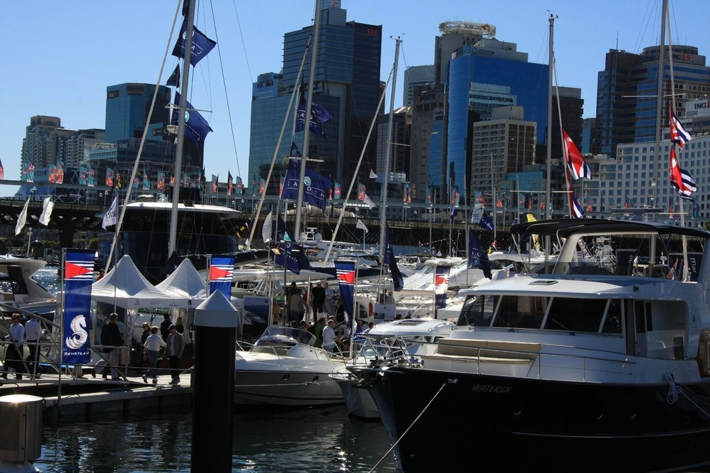 City Skyline - 2009 Sydney International Boat Show photo copyright Marine Business News . http://www.marinebusinessnews.com taken at  and featuring the  class