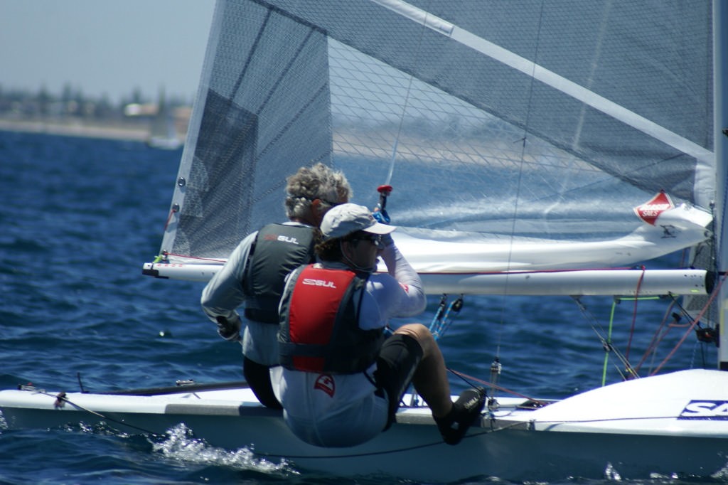 Hasso Plattner and Peter Alarie (GER) Race 9, 2007 SAP 505 World Championships © Sail-World.com /AUS http://www.sail-world.com