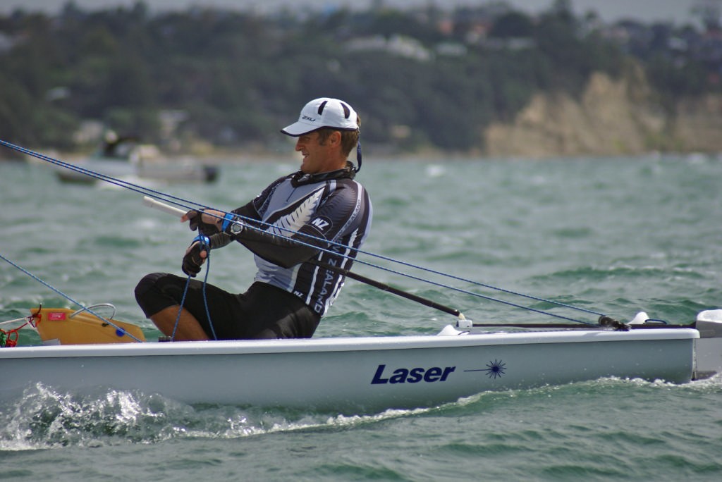 Mark Orams (NZL) Final day Mens and Youths Laser Radial Worlds © Richard Gladwell www.photosport.co.nz