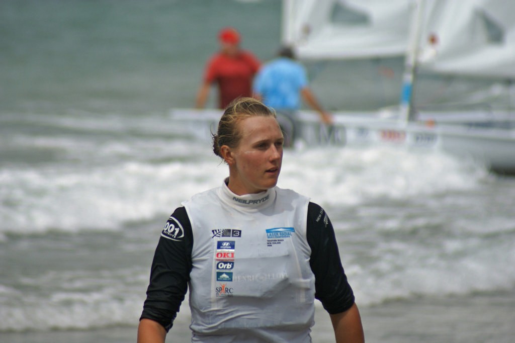 Cushla Hume-Merry (NZL) Final day Mens and Youths Laser Radial Worlds © Richard Gladwell www.photosport.co.nz