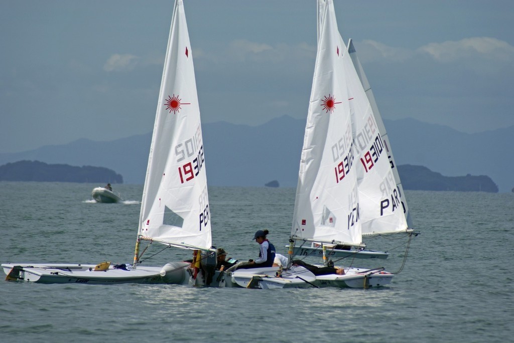 Day 1 - Womens Laser Radial Worlds photo copyright Richard Gladwell www.photosport.co.nz taken at  and featuring the  class