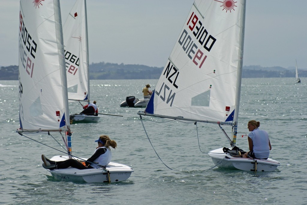 Day 1 - Womens Laser Radial Worlds photo copyright Richard Gladwell www.photosport.co.nz taken at  and featuring the  class