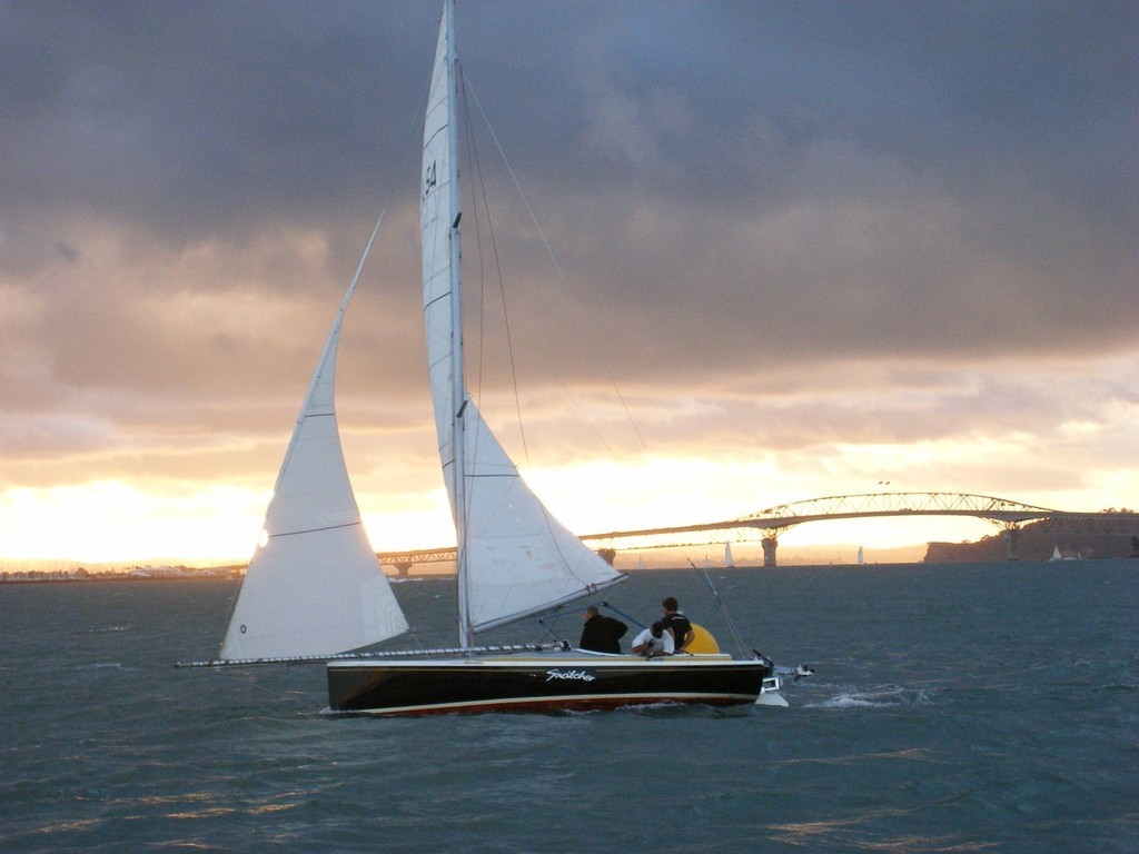 The L-class mullet boat Snatcher - the 88th Lipton Cup is on this Saturday from the Ponsonby Cruising Club with 10 entries expected. © Ponsonby Cruising Club www.pcc.org.nz