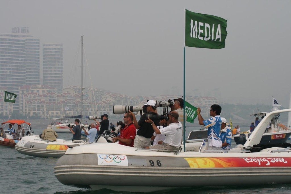 Media at Qingdao photo copyright Richard Gladwell www.photosport.co.nz taken at  and featuring the  class