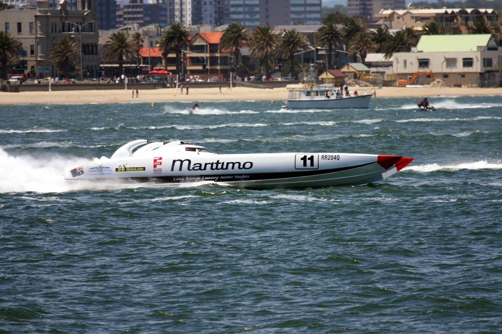 Round 3 Winner - Maritimo -Offshore Superboat Championships - Round 3 Hobson’s Bay Offshor Powerboat Classic © Greg Maunder http://www.gregmaunder.com