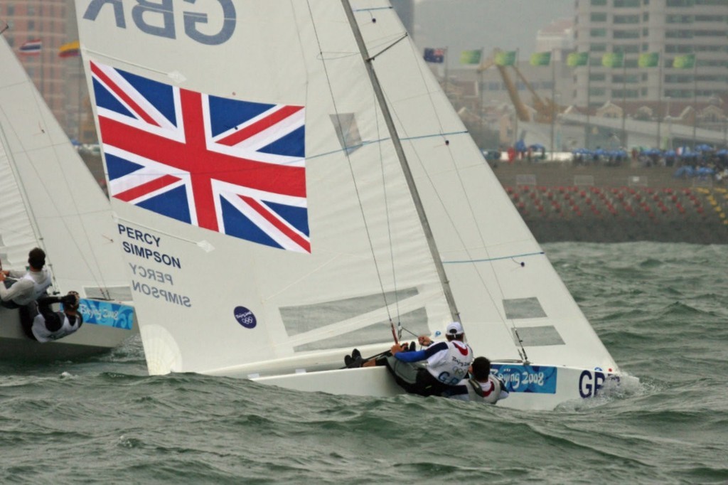 Simpson and Percy win the Gold Medal 2008 Olympics - Star class © Richard Gladwell www.photosport.co.nz