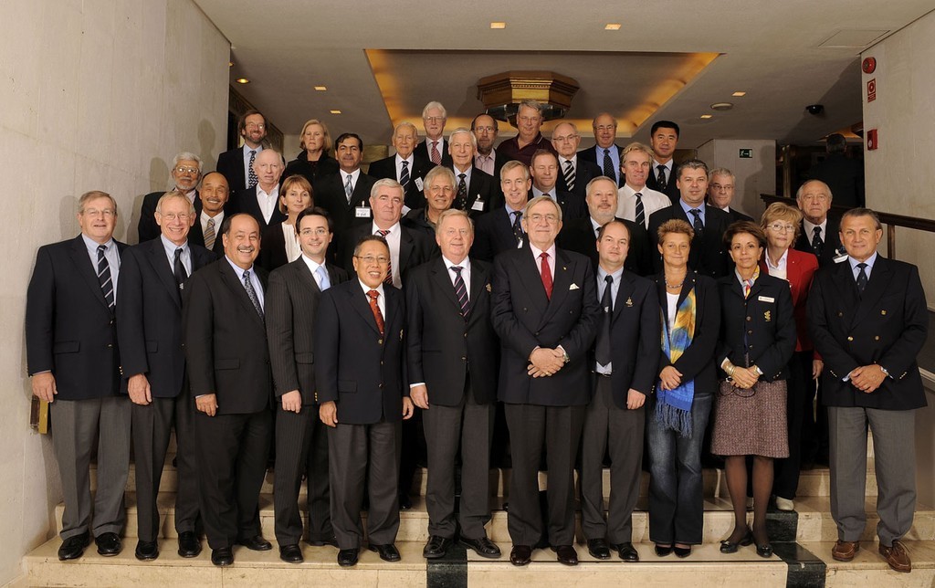 The new ISAF Council members at the ISAF Annual Conference in Madrid, Spain photo copyright ISAF  taken at  and featuring the  class