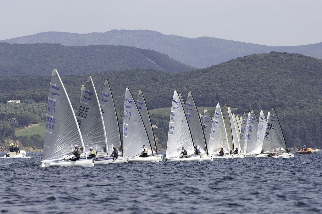 race 1, Start 2, Finn Europeans, Day 1 photo copyright James Taylor taken at  and featuring the  class
