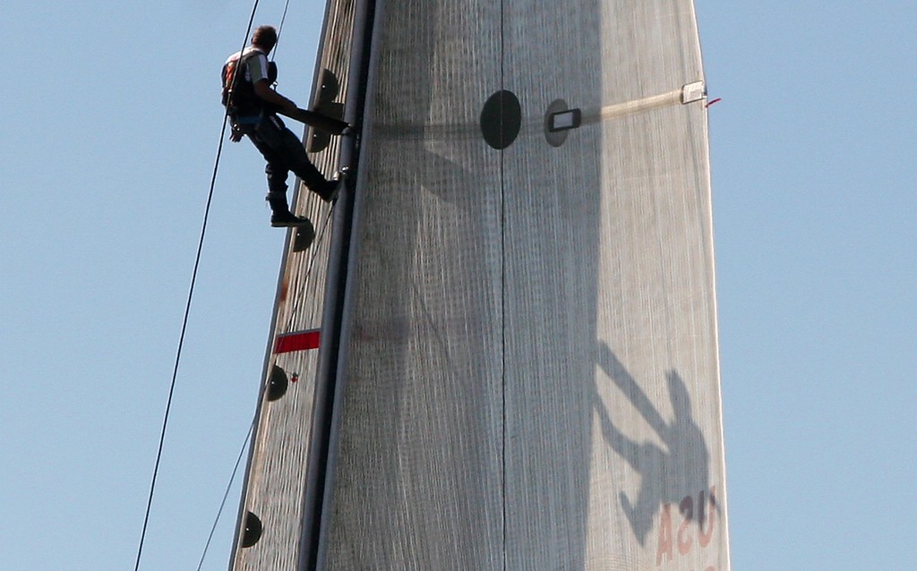 Me and my shadow - Rolex Sydney Hobart Yacht Race photo copyright Crosbie Lorimer http://www.crosbielorimer.com taken at  and featuring the  class