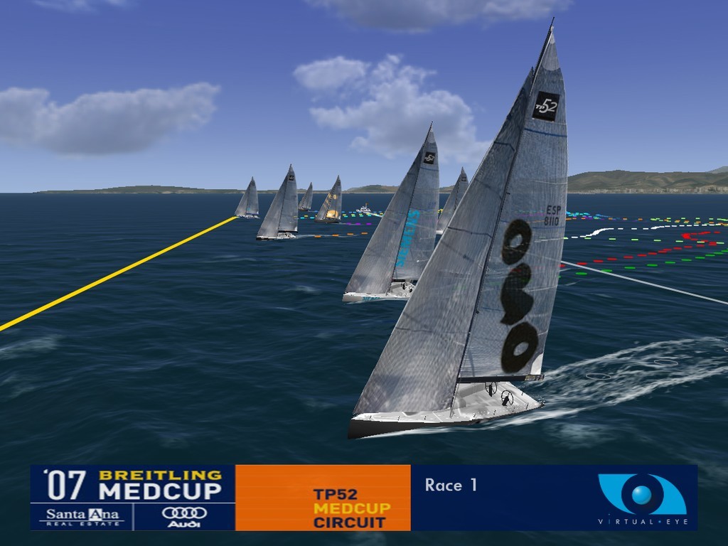 MedCup racing as seen by Virtual Eye photo copyright MIAA taken at  and featuring the  class