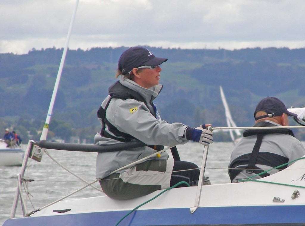 New Zealand B2 competing on Day 1 of the IFDS World Blind Sailing Championships © David Staley - copyright